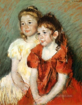 若い女の子たちの母親の子供たち メアリー・カサット Oil Paintings